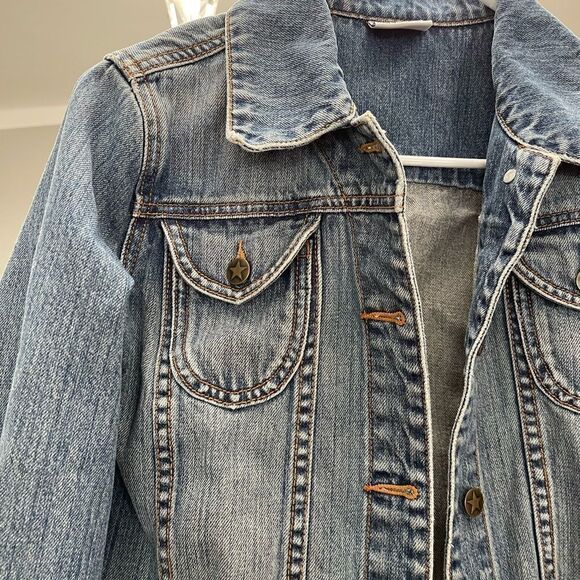 Converse ⭐️ Jean Jacket || SZ XS - Picture 2 of 15